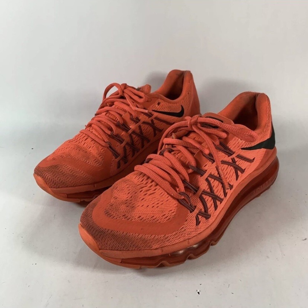 Nike Air Max Anniversary Bright Crimson Orange Womens Shoes Size 6.5 726454-600